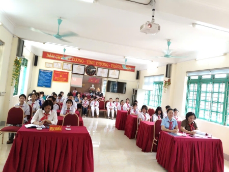 ĐẠI HỘI LIÊN ĐỘI TRƯỜNG TRUNG HỌC CƠ SỞ NAM THANH NHIỆM KỲ 2025 - 2026