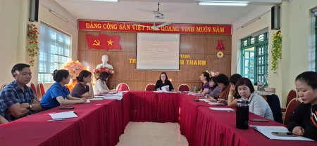 CHI BỘ TRƯỜNG THCS NAM THANH TỔNG KẾT NĂM 2025, TẠO ĐÀ BỨT PHÁ CHO NHIỆM VỤ CHÍNH TRỊ NĂM 2026