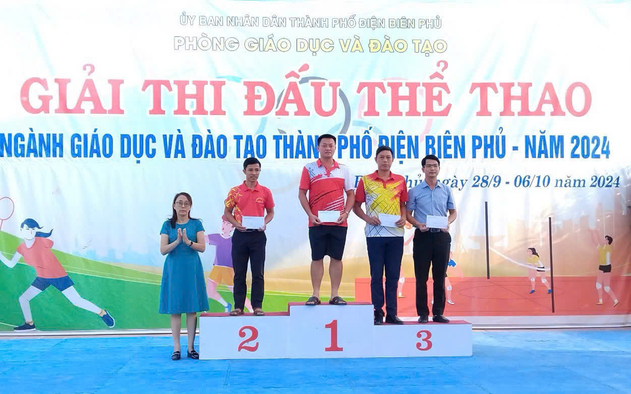 Hội thao Cụm Trường ngành GDTP Điện Biên Phủ tháng 10 năm 2024