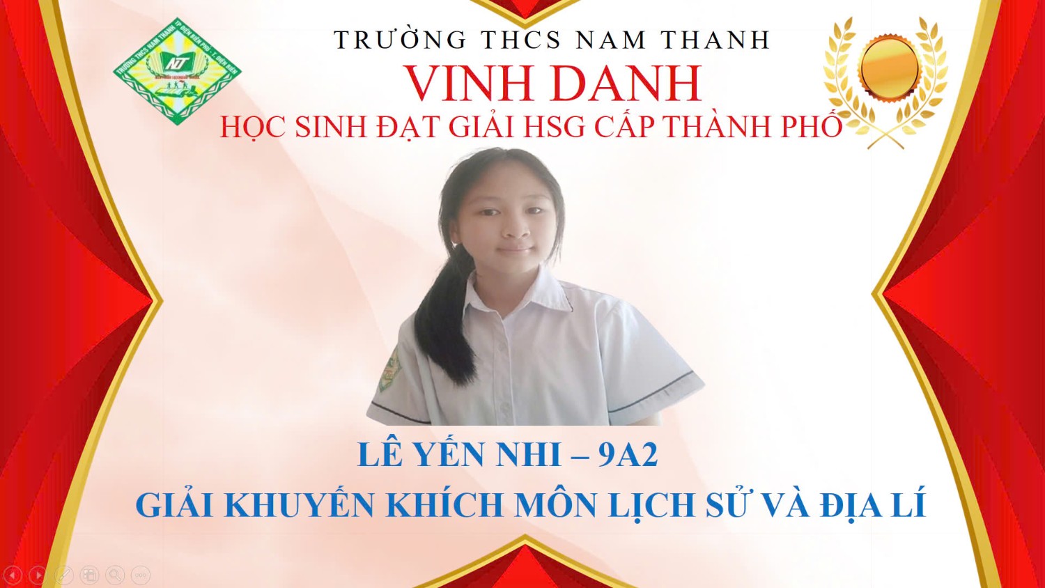 HS giỏi cấp thành phố năm học 2024-2025