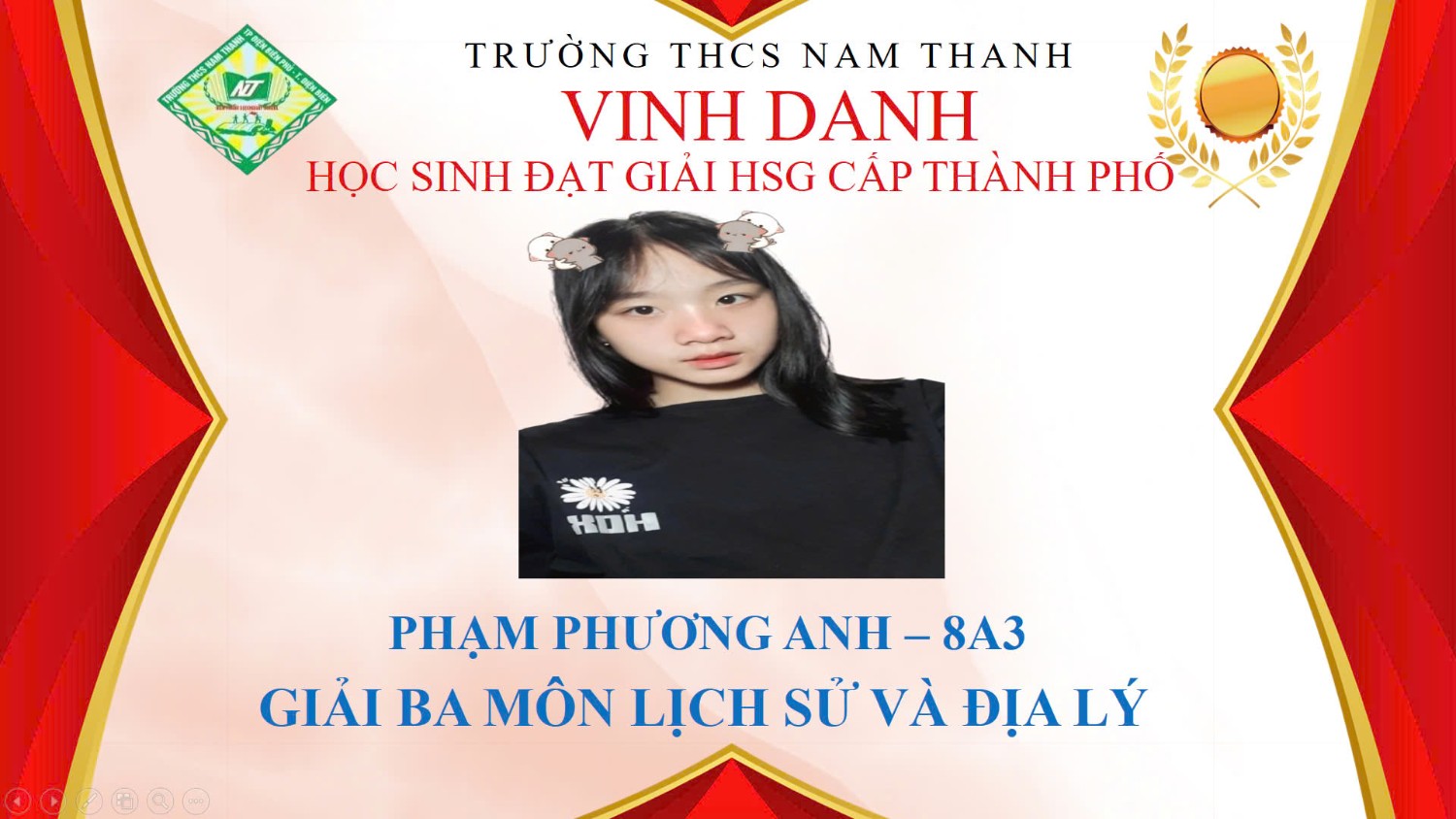 HS giỏi cấp thành phố năm học 2024-2025