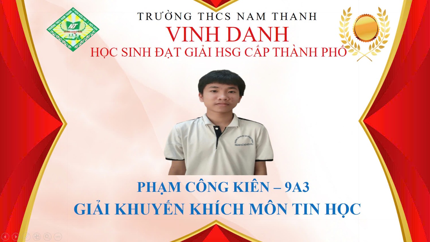 HS giỏi cấp thành phố năm học 2024-2025