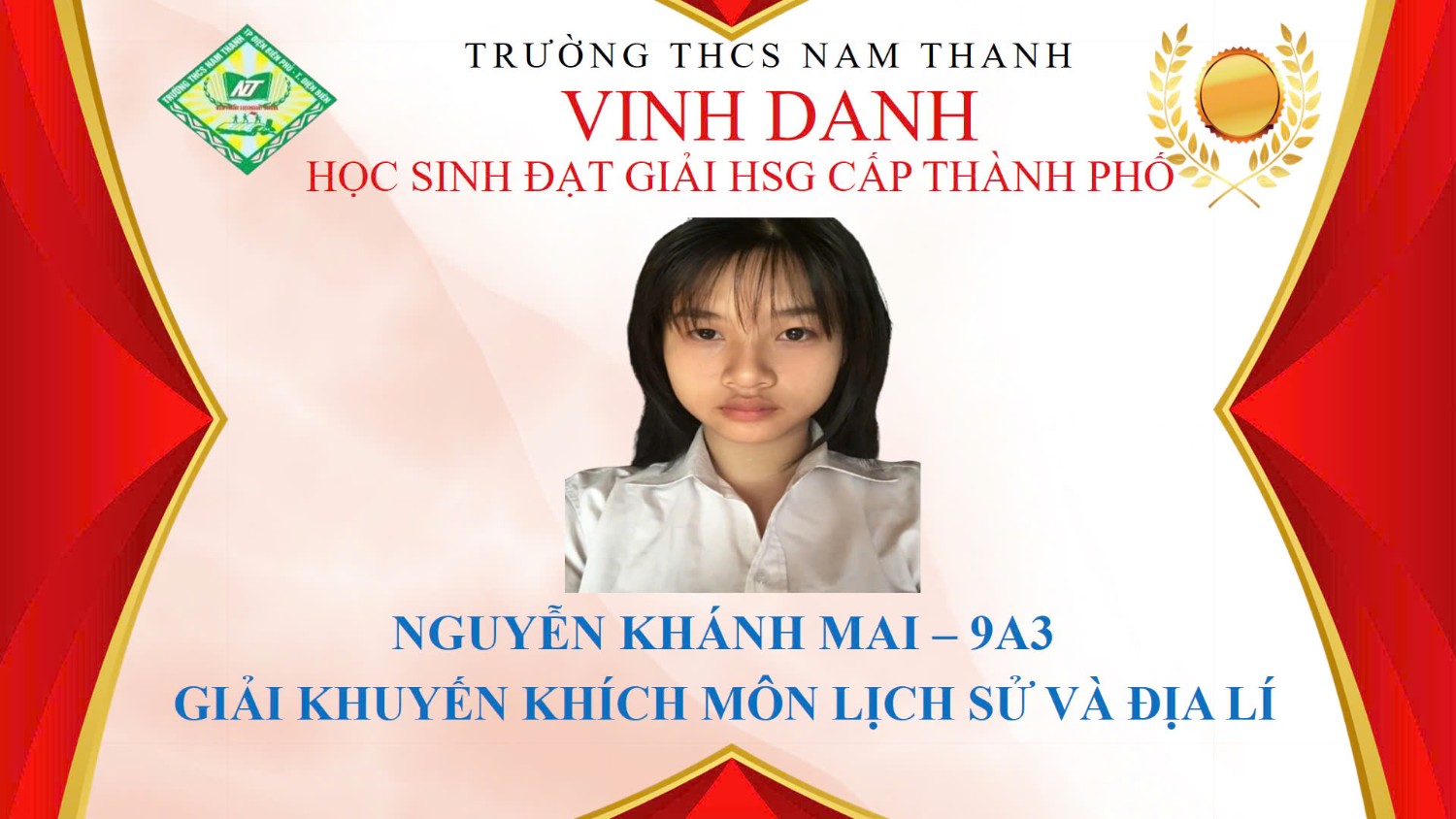 HS giỏi cấp thành phố năm học 2024-2025